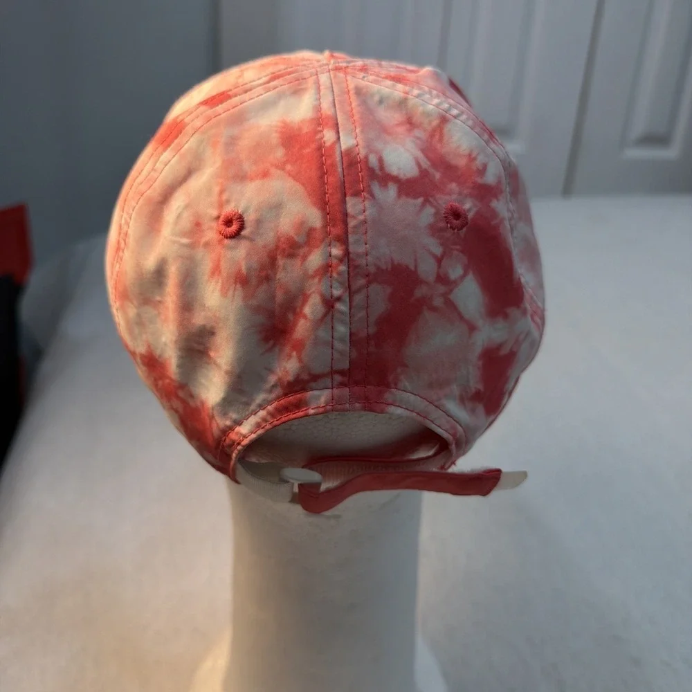 Champion Hat Cap Strap Back Pink White Tie Dye Adjustable Streetwear  Workout